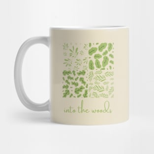 Into the Woods - Green Leaf Patterns One Mug